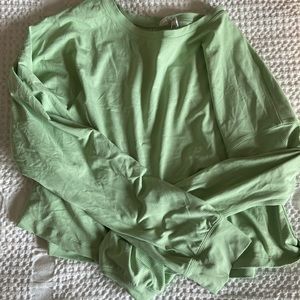 Lululemon long sleeve crop top